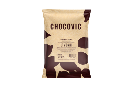 Глазурь молочная Лусия CHOCOVIC, 1кг